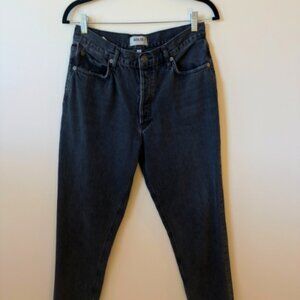 Agolde High-Rise Black Jeans, Size 29